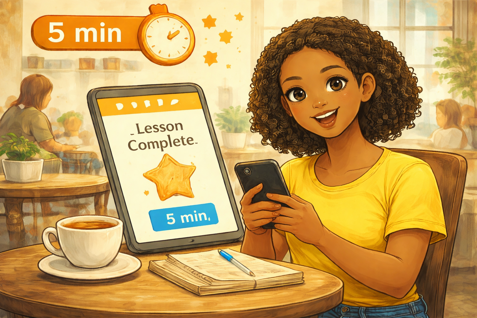 Short daily lessons illustration