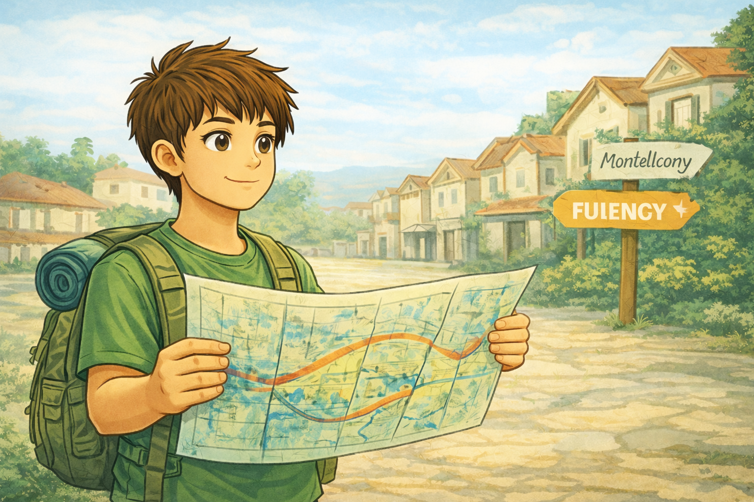 Clear learning roadmap illustration